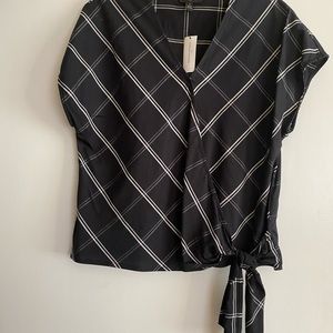 Banana Republic wrap blouse